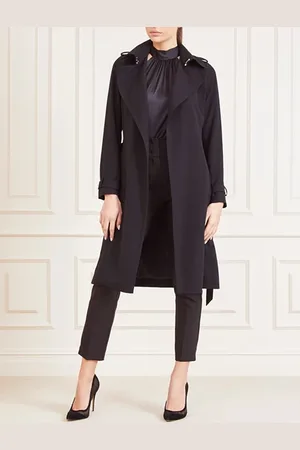 Guess GUESS Ashley Trench Jet Black