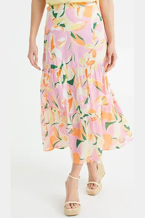 WE Fashion Skirt Maxi Length Pink