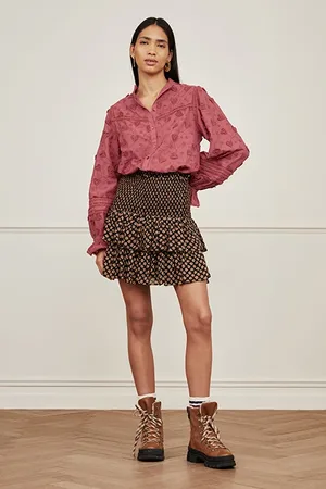 Fabienne Chapot Mary Skirt Black/crazy Clay
