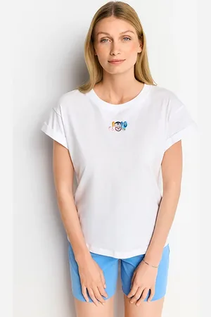 Rich & Royal Boyfriend Sparkle Organic Shirt White