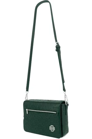 Black Bananas Monogram Statement Bag Green