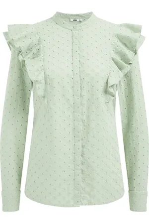 WE Fashion Blouse Light Green