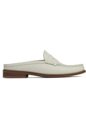 LK Bennett Oslo Backless Mule Ecru