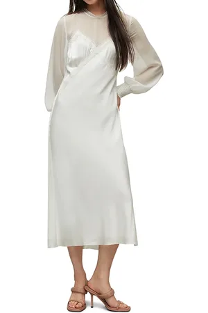 AllSaints Bailey Dress Off White