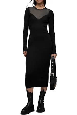 AllSaints Flete Dress Black