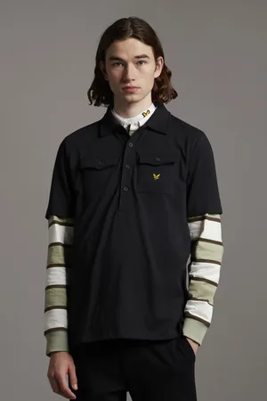 Lyle & Scott Two Pocket Polo Shirt True Black