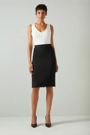 LK Bennett Sk Lara Pencil Skirt Black