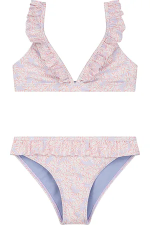 Shiwi Girls Bella Bikini Set Madeira Flower Lavender Purple