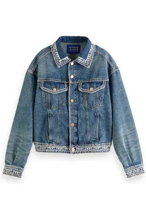 Scotch&Soda Embroidered Washed Denim Tucker Jacket — Back In The Day