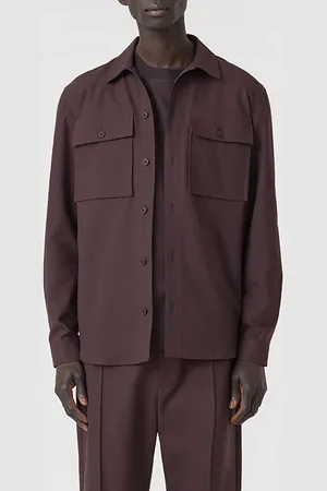 Closed Utility Shirt Shirts & Blouses Fig Purple