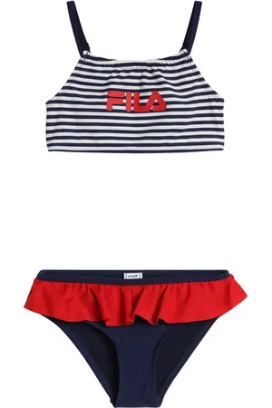 Fila Sokode Bikini Aop Black Iris-bright White Spriped