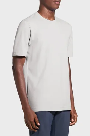 THEORY Ryder Tee In Relay Jersey Vapor