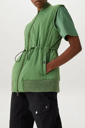 Belstaff Delancy Gilet Graph Green
