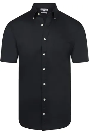 McGregor Cotton/ Linen Shirt S/s Rf Navy
