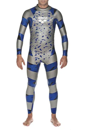 Arena M Sams Carbon Wetsuit Silver-blue