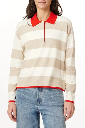 Scotch&Soda Polo Sweater Oatmeal/sugar Swizzle