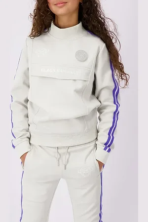 Black Bananas Jr. Mia Tracktop Light Grey