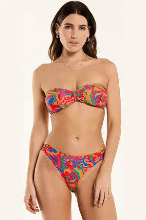 Shiwi Ladies Zoe Bikini Set Groovy Love Orange Sun Groovy Love