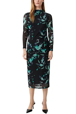 Comma, Dresses Grey/black