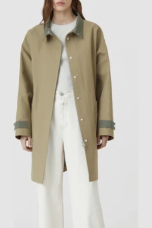Closed Rain Parka Jackets & Coats Grey Marble