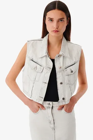 IRO Clodi Vest In Light Grey