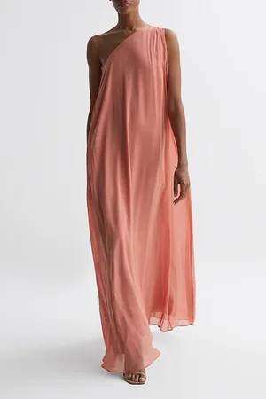 Reiss Charly-one Maxi Dress Coral