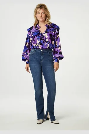 Fabienne Chapot Eva Slim Split Medium Wash
