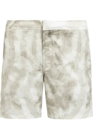 AllSaints Tucker Tie Dye Short Light Grey