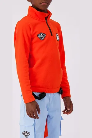 Black Bananas Everest Fleece Top Orange