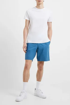 French Connection Military Cotton Short Blue