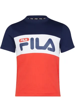 Fila College Station Tee Medieval Blue-true Red-bright White