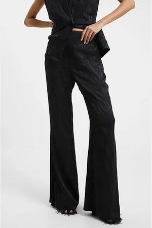 French Connection Aba Satin Trouser Black