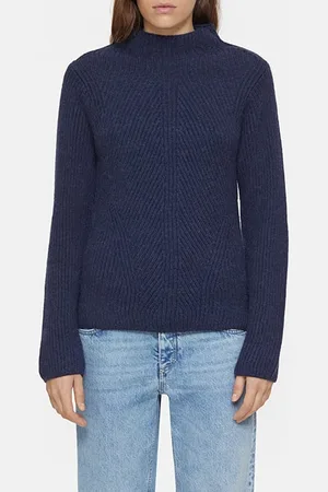Closed Turtleneck Long Sleeve Space Blue