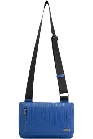 Black Bananas Arch Messenger Bag Blue