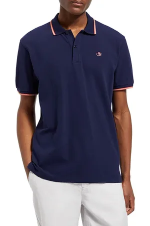 Scotch&Soda Tipping Polo Navy Blue