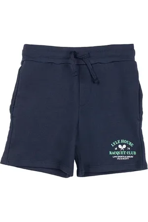 Lyle & Scott Racquet Club Graphic Sweat Short Dark Navy