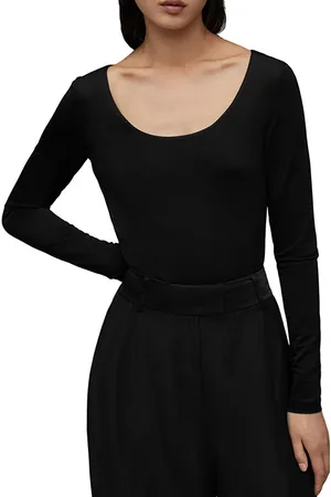 AllSaints Katlyn Bodysuit Black