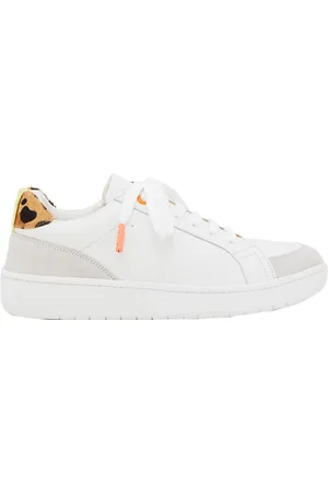 White Stuff Leather Lace Up Trainer White