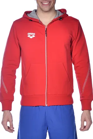 Arena Tl Hooded Jacket Red