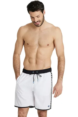 Arena Icons Team Stripe Unisex Bermuda White-black