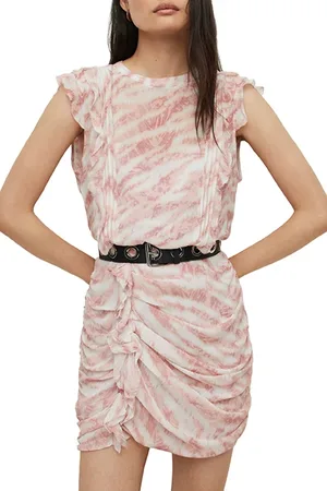 AllSaints Hali Areias Dress Pink