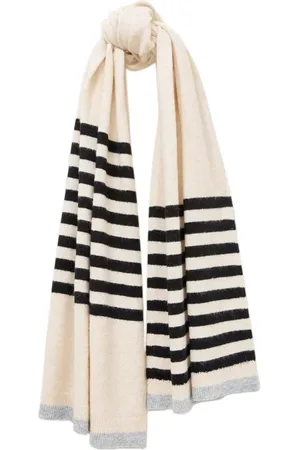 White Stuff Sienna Fine Knit Scarf Natural