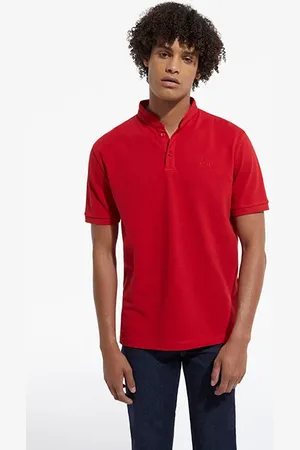 The Kooples Short-sleeved Polo Shirt Tango Red