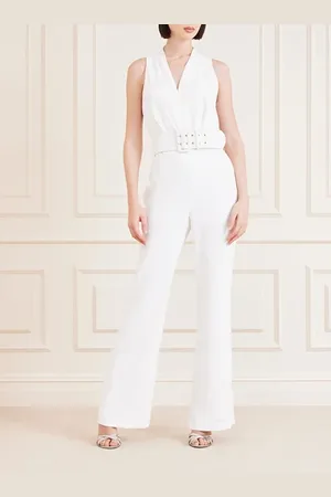 Guess GUESS Hawkins Jumpsuit Pale Pearl