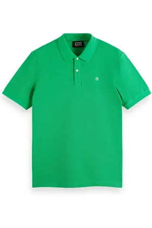 Scotch&Soda Classic Organic Pique Polo Amazon Green