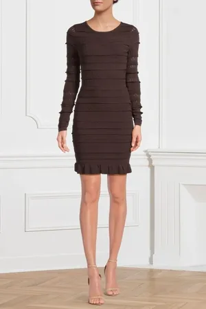 Guess GUESS Beth Sweater Dress Bitter Chocolate