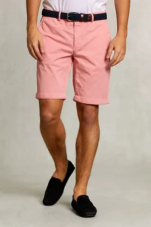 River Woods Cotton Chino Short Peach Orange