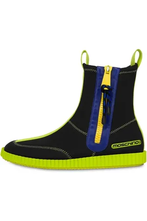 Moschino High Sock Neoprene Sneakers Black