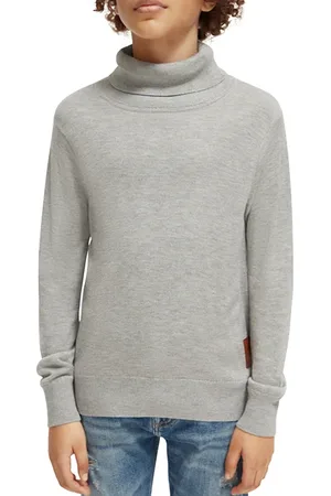 Scotch&Soda Roll Neck Pullover Grey Melange