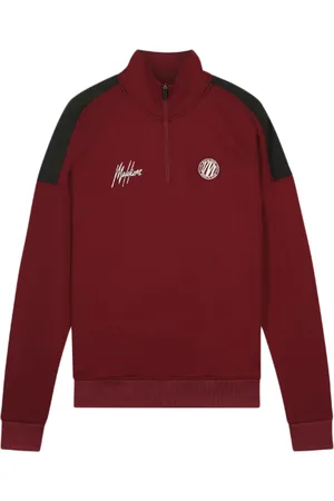 Malelions Sport Striker Quarterzip Bordeaux/black
